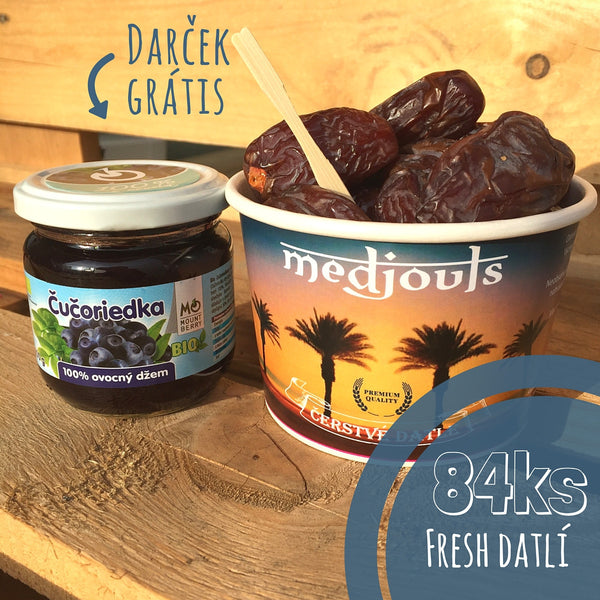 Čerstvé Datle Medjoul s čučoriedkovým džemom | 4x21ks (+2kg)