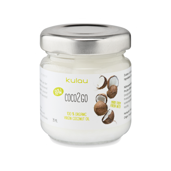 Kulau - coco2go Panenský BIO Kokosový olej (RAW) - 35ml