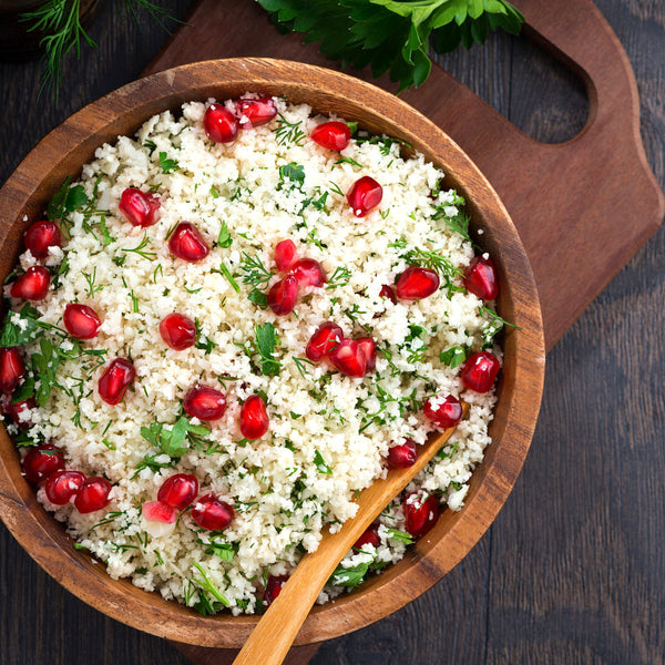 Granátové jablko - CousCous s karfiolom | KULAUshop.sk